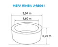 Vířivý bazén MSPA Rimba U-RB062