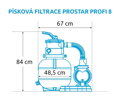 Nádoba k filtraci ProStar Profi 8   (10604223 )