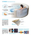 Bazén vířivý nafukovací Pure Spa - Jet & Bubble Deluxe HWS 6 - Intex 28462EX