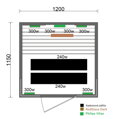 Infrasauna Cedr Superior 2 Exclusive