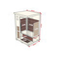 FRANCE SAUNA Luxe 1 infrasauna pro jednu osobu 