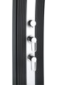 Solární sprcha s ruční sprchou DADA CURVE antracit/inox