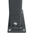 Solární sprcha s ruční sprchou DADA CURVE antracit/inox