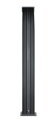 Solární sprcha s ruční sprchou DADA CURVE antracit/inox