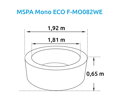 Bazén vířivý MSPA Mono ECO F-MO082WE