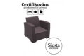 SIESTA EXCLUSIVE; Křeslo MONACO LOUNGE šedé