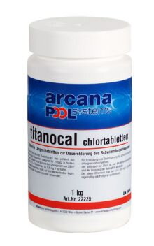 Chlorové tablety Titanocal 1kg