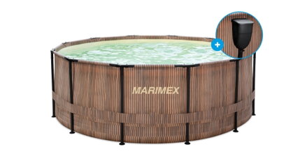 Bazén Florida 3,66x0,99 m se skimmerem- motiv TEAK