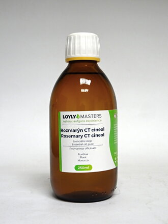 100% EO LOYLY MASTERS Rozmarýn CT cineol 250ml BIO