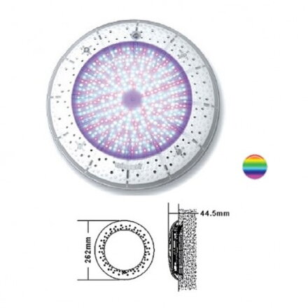 Bazénové světlo PROXIMA LED 441 ploché multicolor