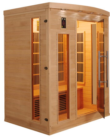 FRANCE SAUNA Apollon 3 infrasauna pro tři osoby 