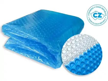 Solární plachta modro-transparentní pro čtvercové vířivé bazény 1,60 x 1,60 m   (10400344)