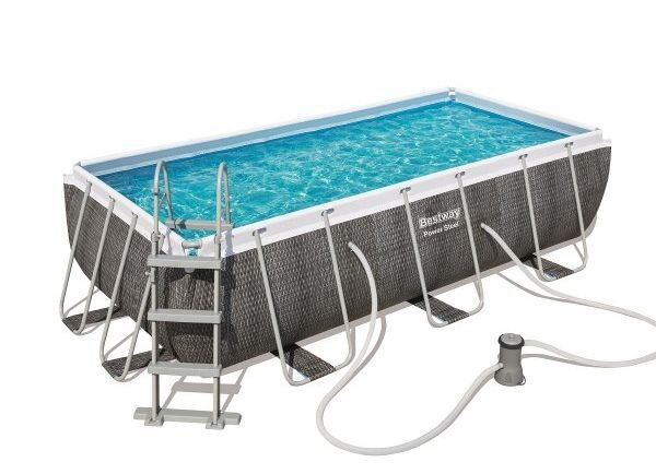 Bazén Power Steel Rattan 404 x 201 x 100 cm s příslušenstvím Bazén Power Steel Rattan 404 x 201 x 100 cm s příslušenstvím