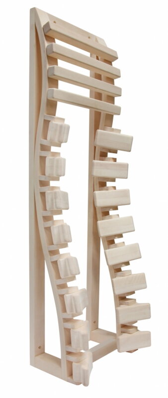 Ergonomická zádová opěrka pro infrazářič 350 W/500 W, hemlock Ergonomická zádová opěrka pro infrazářič 350 W/500 W, hemlock