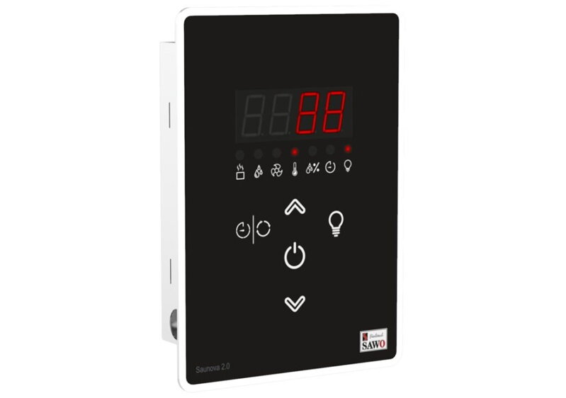 Jednotka řídící pro saunová kamna Sawo - ovládací panel - Saunova 2.0 (11101037) Jednotka řídící pro saunová kamna Sawo - ovládací panel - Saunova 2.0 (11101037)