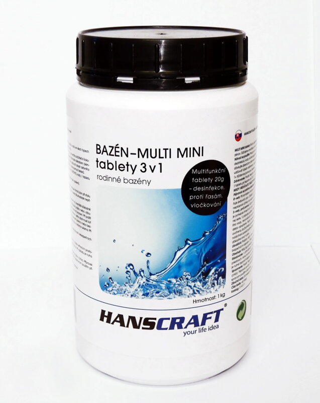 HANSCRAFT BAZÉN - MULTI MINI tablety 3v1 - 1 kg