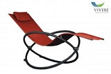 Vivere - Orbital Lounger Single # Cherry Red Vivere - Orbital Lounger Single # Cherry Red