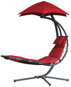 Závěsné houpací lehátko Vivere Original Dream Chair, červená